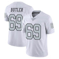LV.Raiders #69 Adam Butler Player White Limited Color Rush Home Game Ldoa Stitched Jerseys