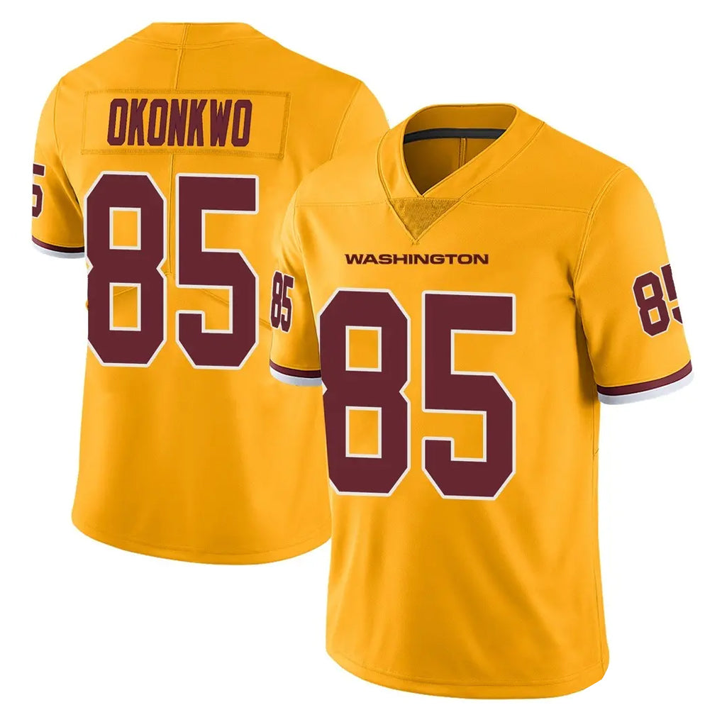 W.Commanders #85 Chig Okonkwo Player Gold Limited Color Rush Home Game Ldoa Stitched Jerseys