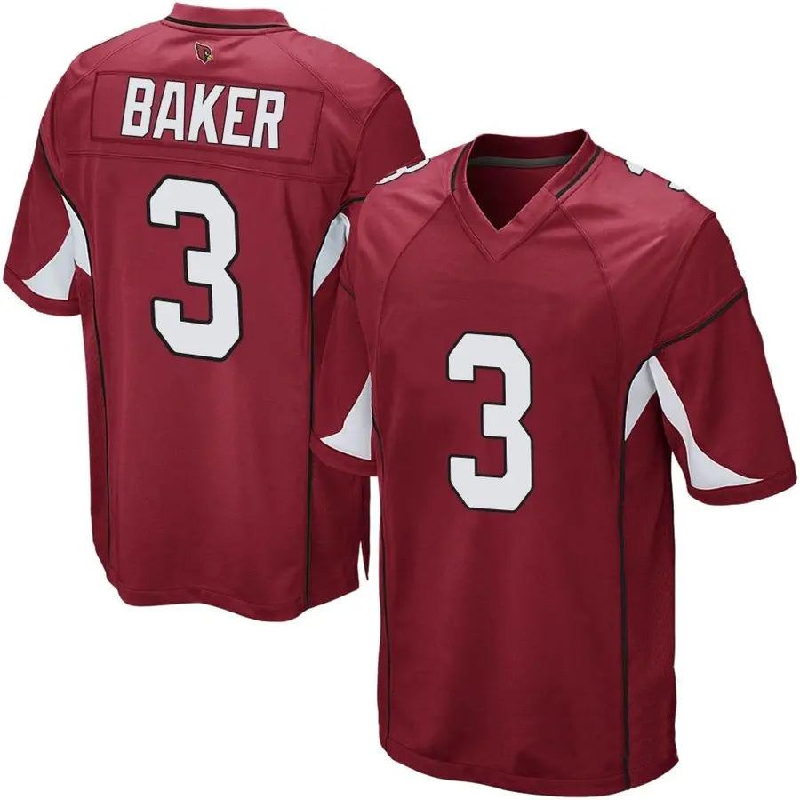 A.Cardinals #3 Budda Baker Player Cardinal Home Game Ldoa Stitched Jerseys