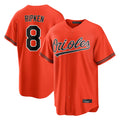 B.Orioles #8 Cal Ripken Player Orange Home Game Ldoa Stitched Jerseys