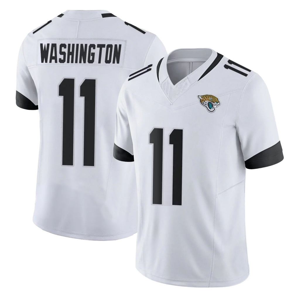 J.Jaguars #11 Parker Washington Player White Vapor F.U.S.E. Limited Home Game Ldoa Stitched Jerseys