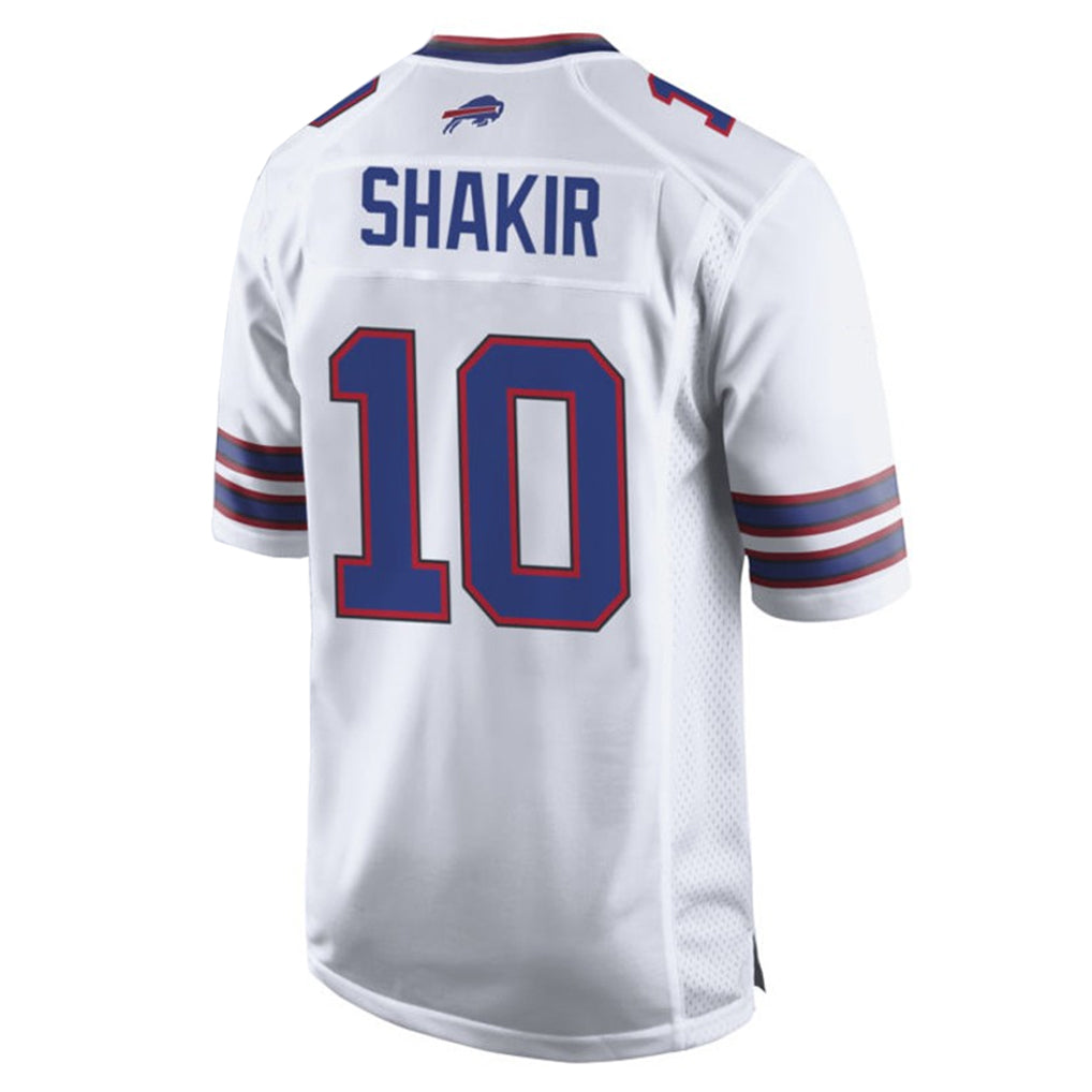 B.Bills #10 Khalil Shakir Player White Home Game Ldoa Stitched Jerseys