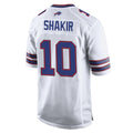 B.Bills #10 Khalil Shakir Player White Home Game Ldoa Stitched Jerseys