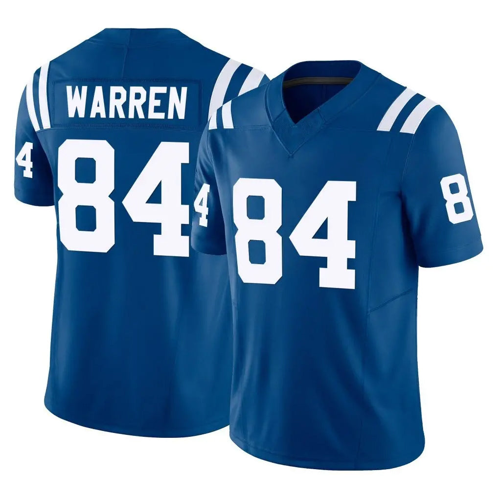 IN.Colts #84 Tyler Warren Player Royal Limited Vapor F.U.S.E. Home Game Ldoa Stitched Jerseys
