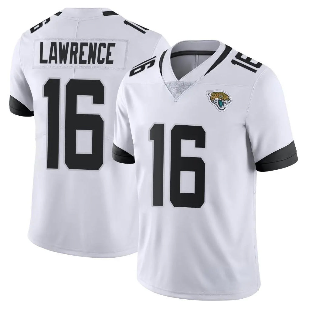 J.Jaguars #16 Trevor Lawrence Player White Vapor Untouchable Limited Home Game Ldoa Stitched Jerseys