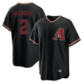 A.Diamondbacks #2 Geraldo Perdomo Player Black Limited Home Ldoa Stitched Jerseys