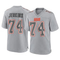 C.Browns #74 Elgton Jenkins Player Gray Atmosphere Fashion Game Ldoa Stitched Jerseys