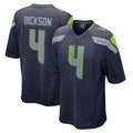 S.Seahawks #4 Michael Dickson Player Navy Home Game Ldoa Stitched Jerseys
