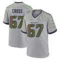 S.Seahawks #67 Charles Cross Player Grey 2025 Rivalries Collection Home Game Ldoa Stitched Jerseys