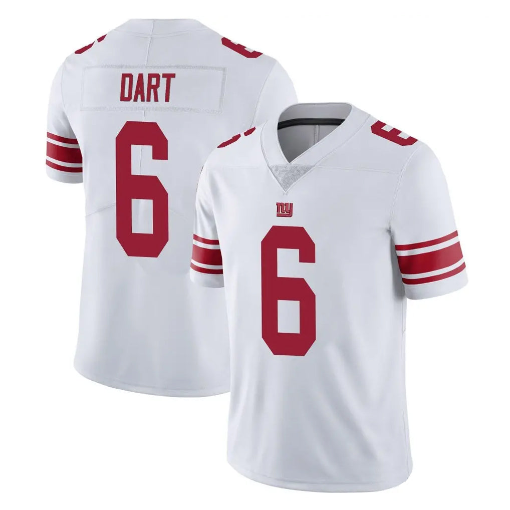 NY.Giants #6 Jaxson Dart Player White Limited Vapor Untouchable Home Game Ldoa Stitched Jerseys
