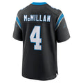 C.Panthers #4 Tetairoa McMillan Player Black Home Game Ldoa Stitched Jerseys