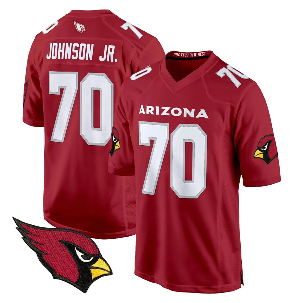 A.Cardinals #70 Paris Johnson Jr. Player Red Fashion Home Game Ldoa Stitched Jerseys