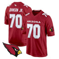 A.Cardinals #70 Paris Johnson Jr. Player Red Fashion Home Game Ldoa Stitched Jerseys