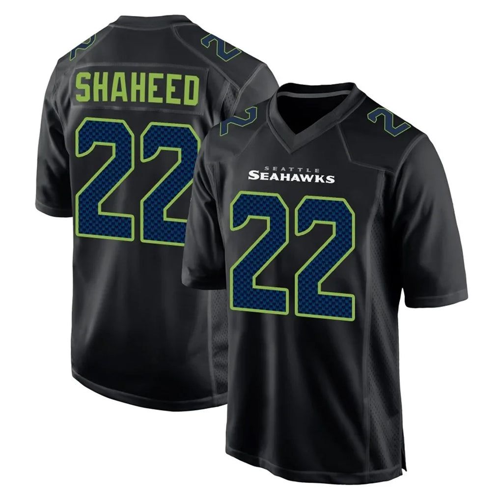 S.Seahawks #22 Rashid Shaheed Player Black Limited Fashion Home Game Ldoa Stitched Jerseys