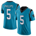 C.Panthers #5 Jaelan Phillips Player Blue Vapor Untouchable Limited Game Ldoa Stitched Jerseys