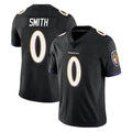 B.Ravens #0 Roquan Smith Player Black Vapor Untouchable Limited Home Game Ldoa Stitched Jerseys