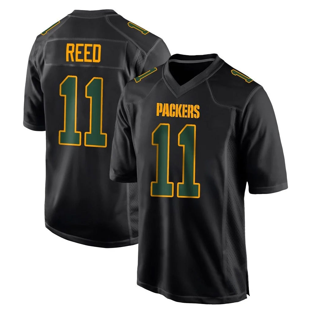GB.Packers #11 Jayden Reed Player Black Fashion Home Game Ldoa Stitched Jerseys
