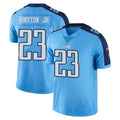 T.Titans #23 Kevin Winston Jr. Player Light Blue Limited Color Rush Home Game Ldoa Stitched Jerseys
