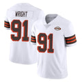 C.Browns #91 Alex Wright Player White Limited  Vapor 1946 Collection Alternate Game Ldoa Stitched Jerseys
