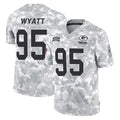 GB.Packers #95 Devonte Wyatt Player Arctic Camo Salute To Service Limited Ldoa Stitched Jerseys