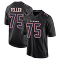 H.Texans #75 Wyatt Teller Player Black Fashion Home Game Ldoa Stitched Jerseys