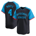 A.Diamondbacks #4 Ketel Marte Player Black National League All-Star Limited Home Game Ldoa Stitched Jerseys
