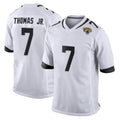 J.Jaguars #7 Brian Thomas Jr. Player White Home Game Ldoa Stitched Jerseys