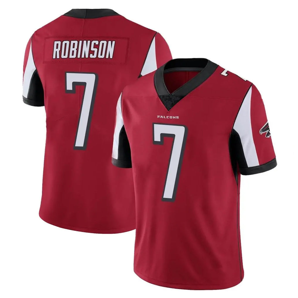 A.Falcons #7 Bijan Robinson Player Red Color Vapor Untouchable Limited Home Game Ldoa Stitched Jerseys