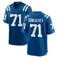 IN.Colts #71 Matt Goncalves Player Royal Home Game Ldoa Stitched Jerseys