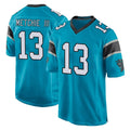 C.Panthers #13 John Metchie III Player Blue Game Ldoa Stitched Jerseys