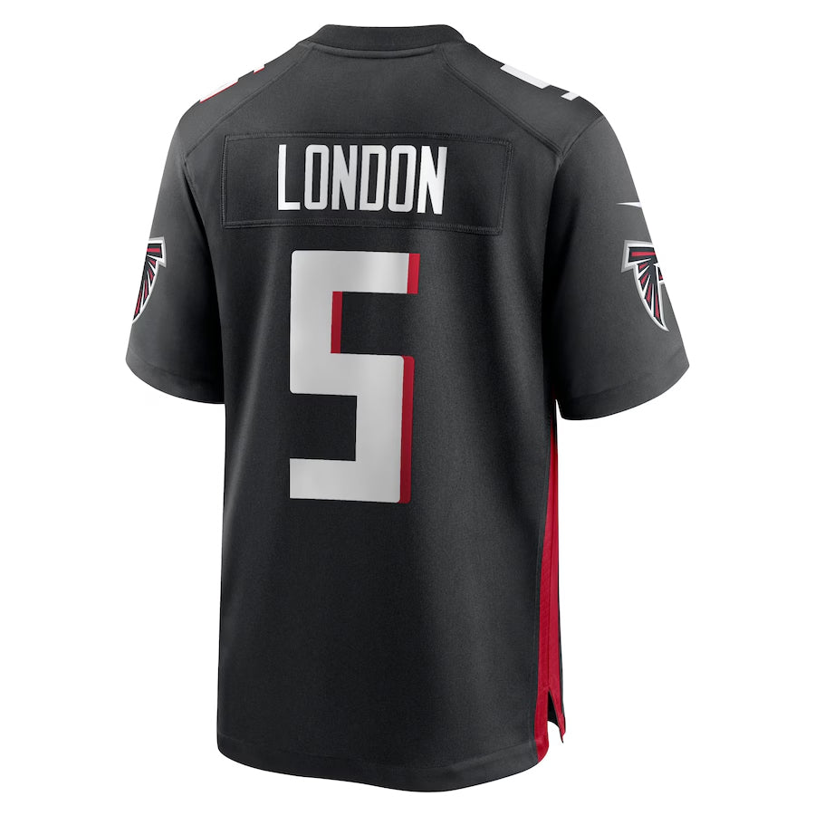 A.Falcons #5 Drake London Player Black Home Game Ldoa Stitched Jerseys