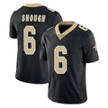 NO.Saints #6 Tyler Shough Player Black Limited Vapor Untouchable Home Game Ldoa Stitched Jerseys