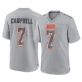 C.Browns #7 Tyson Campbell Player Gray Atmosphere Fashion Game Ldoa Stitched Jerseys