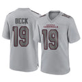 A.Cardinals #19 Carson Beck Player Gray Fashion Home Game Ldoa Stitched Jerseys