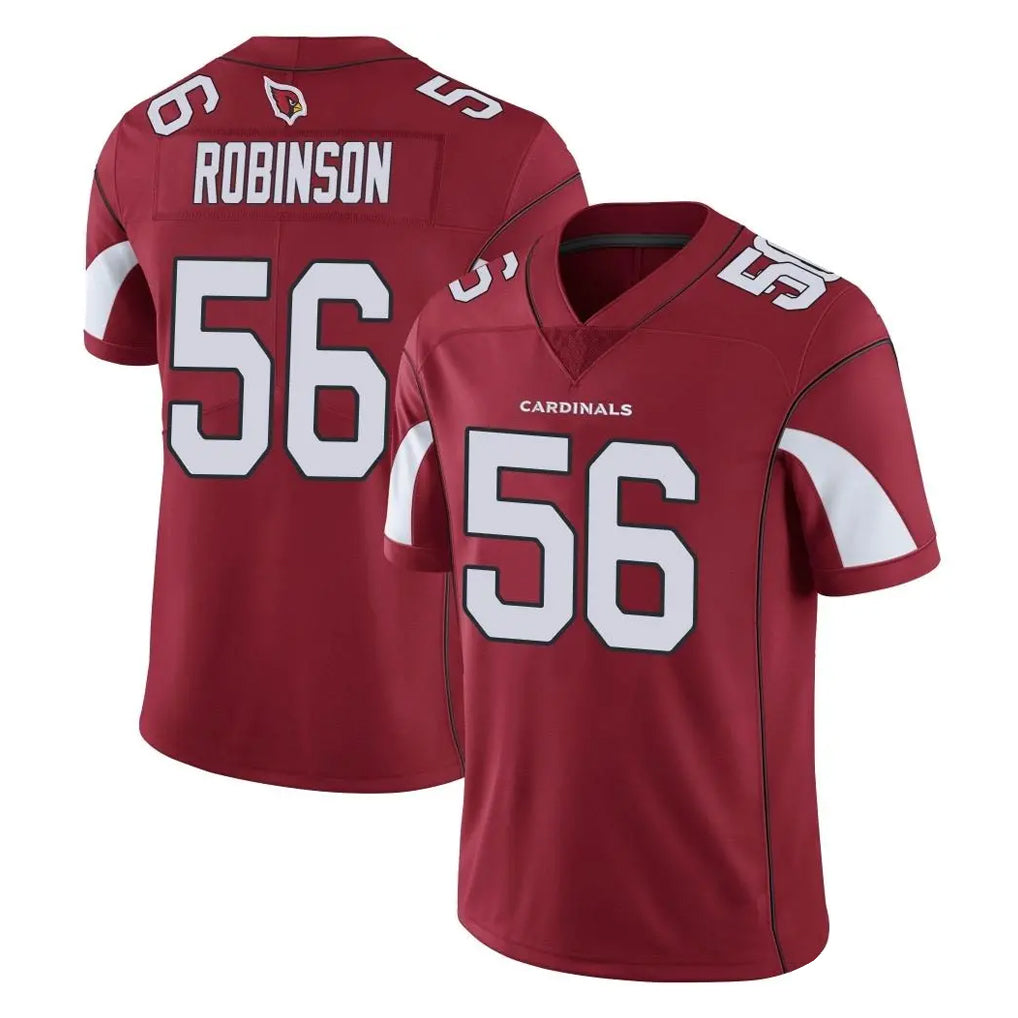 A.Cardinals #56 Darius Robinson Player Cardinal Vapor Limited Home Game  Ldoa Stitched Jerseys
