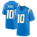 LA.Chargers #10 Justin Herbert Player Blue Home Game Ldoa Stitched Jerseys