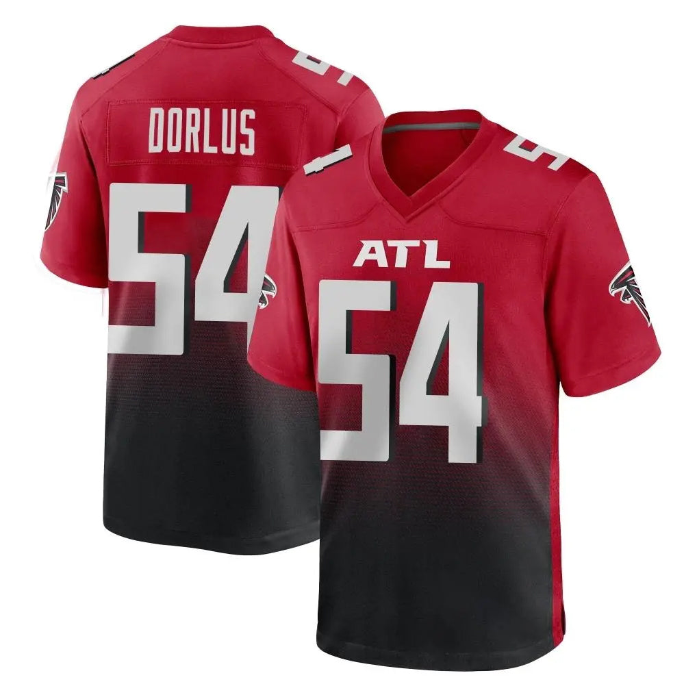 A.Falcons #54 Brandon Dorlus Player Red Home Game Ldoa Stitched Jerseys