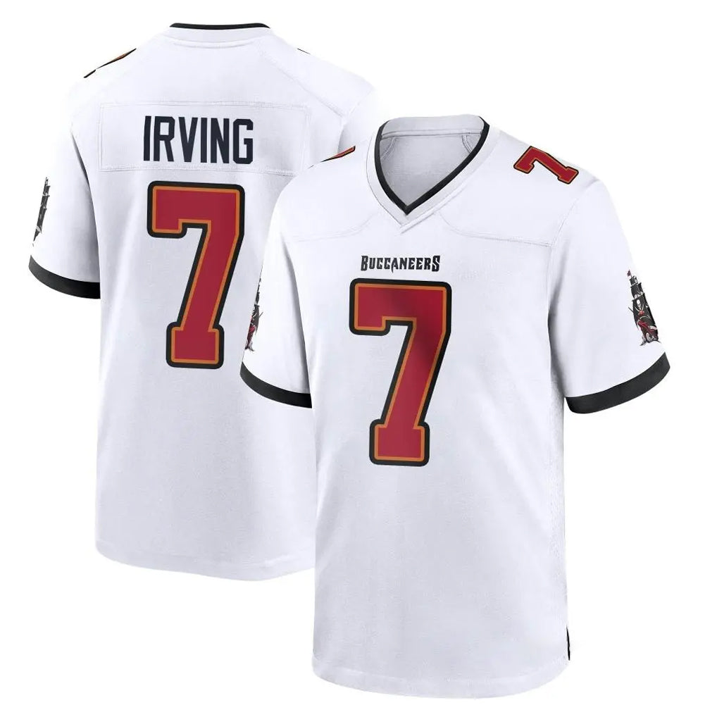 TB.Buccaneers #7 Bucky Irving Player White Limited Vapor F.U.S.E. Home Game Ldoa Stitched Jerseys