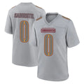 W.Commanders #0 Mike Sainristil Player Gray Atmosphere Fashion Home Game Ldoa Stitched Jerseys