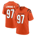 C.Bengals #97 Dexter Lawrence II Player Orange Home Game Ldoa Stitched Jerseys