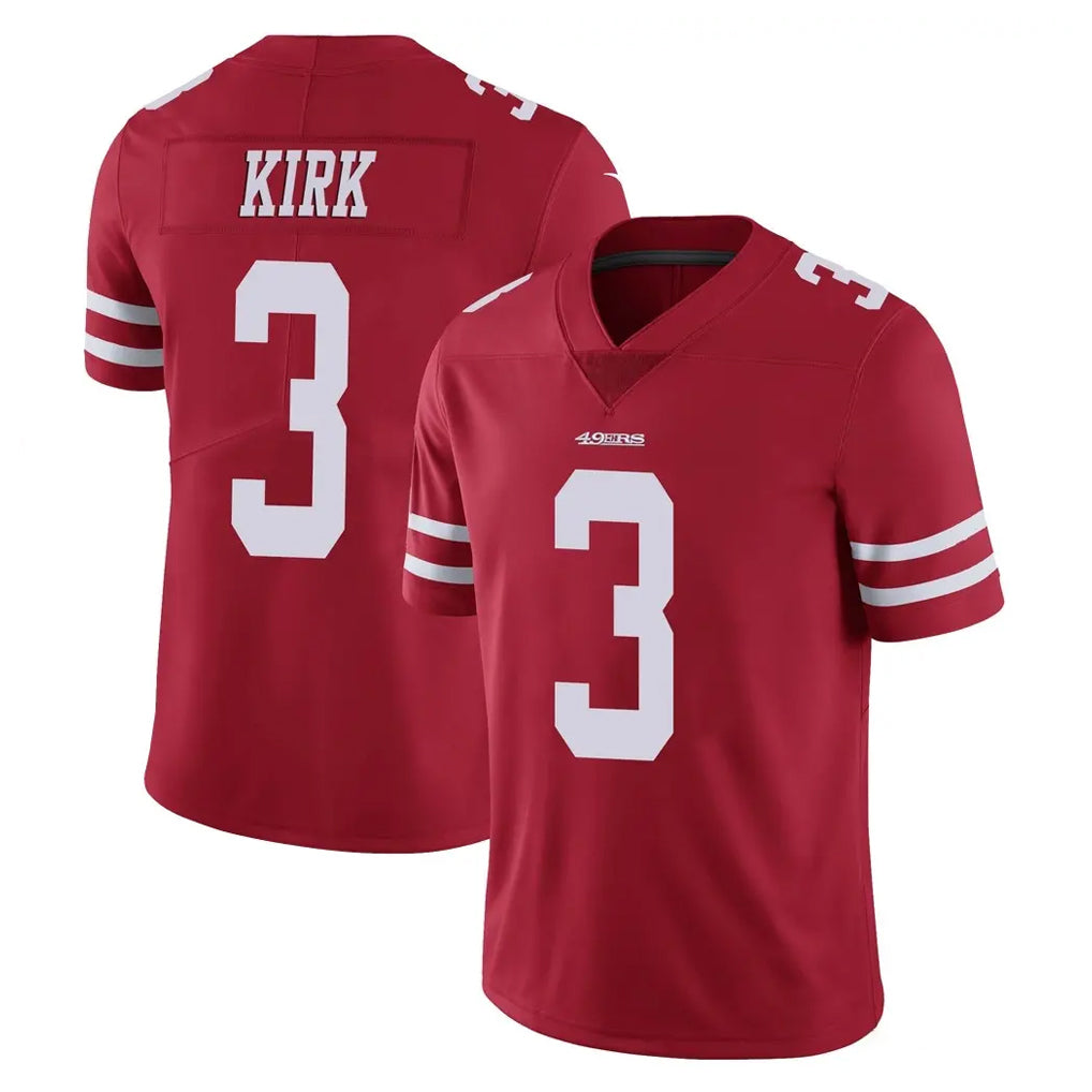 SF.49ers #3 Christian Kirk Player Red Limited Vapor Untouchable Home Game Ldoa Stitched Jerseys