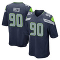 S.Seahawks #90 Jarran Reed Player Navy Home Game Ldoa Stitched Jerseys
