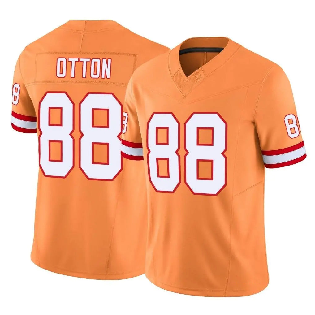 TB.Buccaneers #88 Cade Otton Player Orange Limited Vapor F.U.S.E. Home Game Ldoa Stitched Jerseys