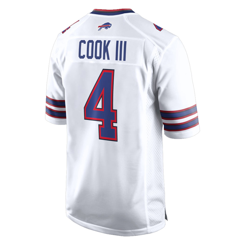 B.Bills #4 James Cook III Player White Home Game Ldoa Stitched Jerseys