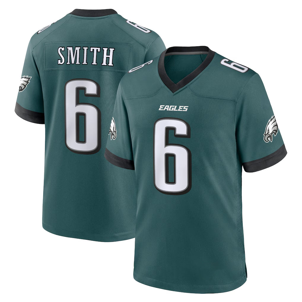 P.Eagles #6 DeVonta Smith Player Green Home Game Ldoa Stitched Jerseys