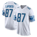 D.Lions #87 Sam LaPorta Player White Home Game Ldoa Stitched Jerseys
