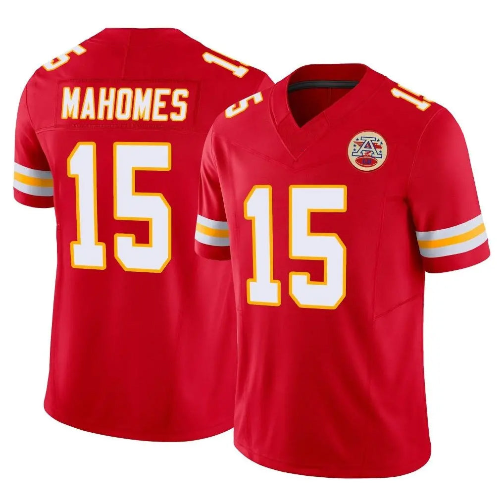 KC.Chiefs #15 Patrick Mahomes Player Red Limited Vapor F.U.S.E. Home Game Ldoa Stitched Jerseys