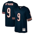 C.Bears #9 Jim McMahon Player Navy Mitchell & Ness Navy Legacy Replica Ldoa Stitched Jerseys
