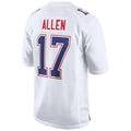 B.Bills #17 Josh Allen Player White Tundra Ldoa Stitched Jerseys