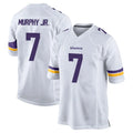M.Vikings #7 Byron Murphy Jr. Player White Home Game Ldoa Stitched Jerseys